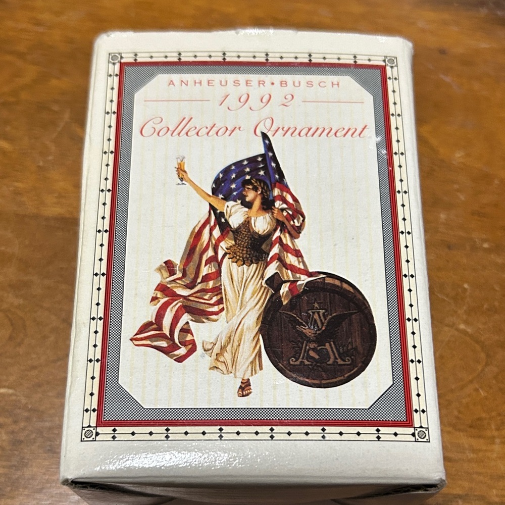 Anheuser-Busch 1992 Collector Ornament - Red, White, and Blue